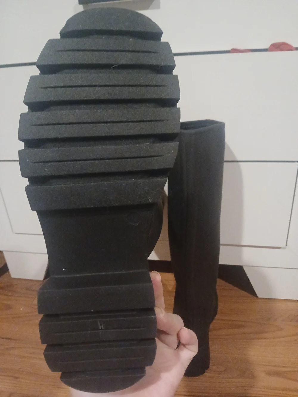 Black Women's Tall Winter Boots - Brand Unspecified